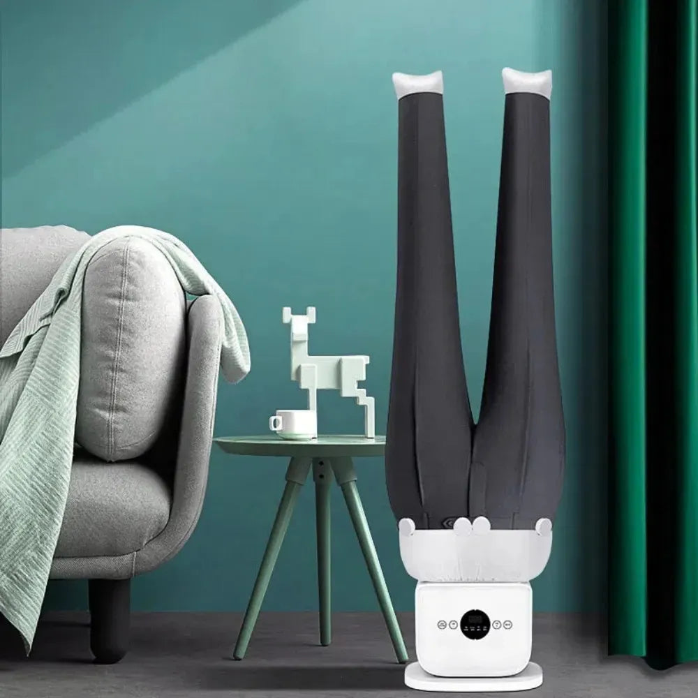 Uso de la plancha automática con molde para pantalones