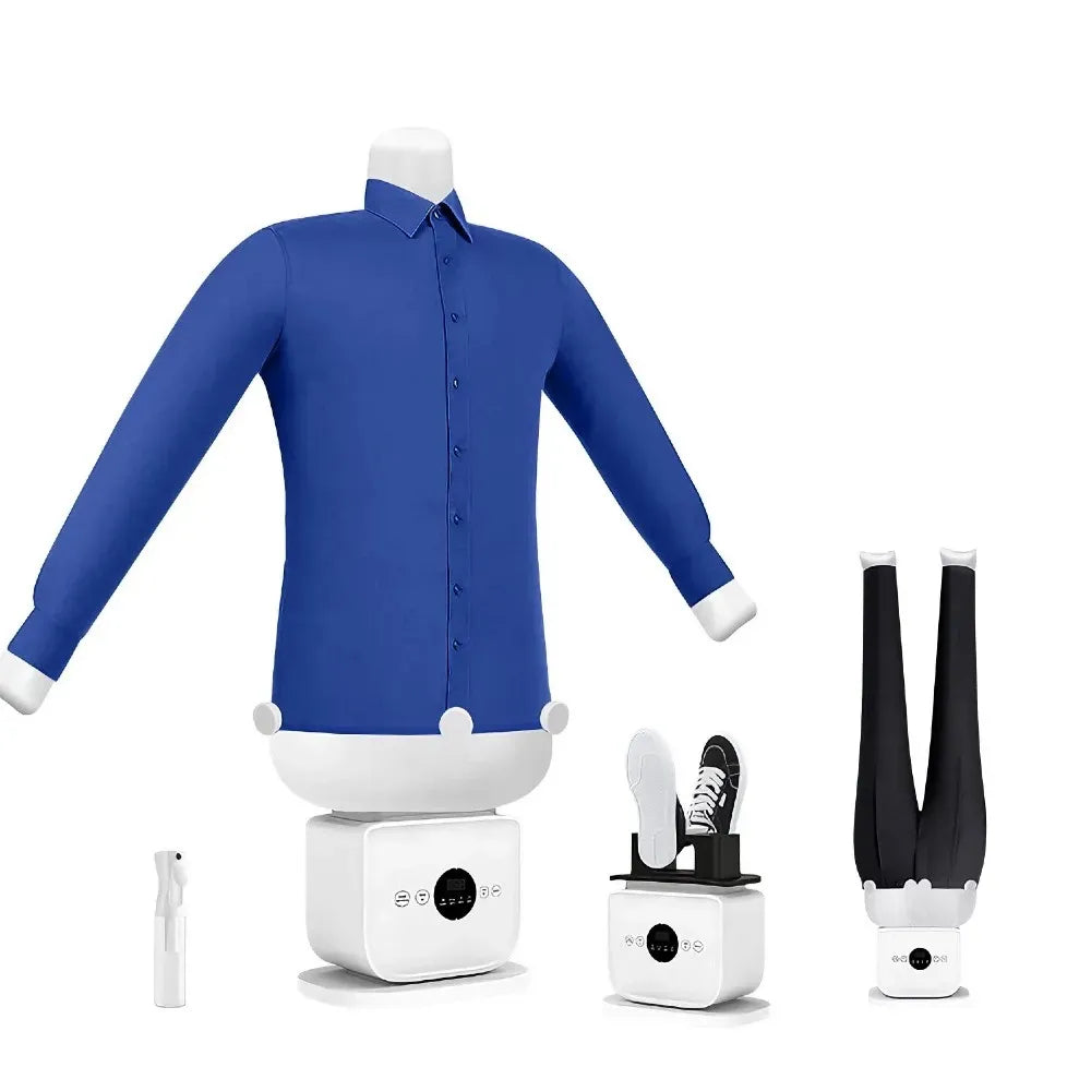 Plancha automática de ropa con maniquí inflable para camisas pantalones y calzado